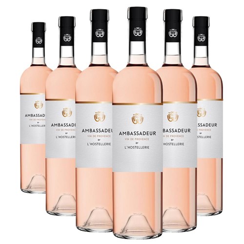 Case of 6 Ambassadeur Cotes de Provence Rose 75cl Rose Wine
